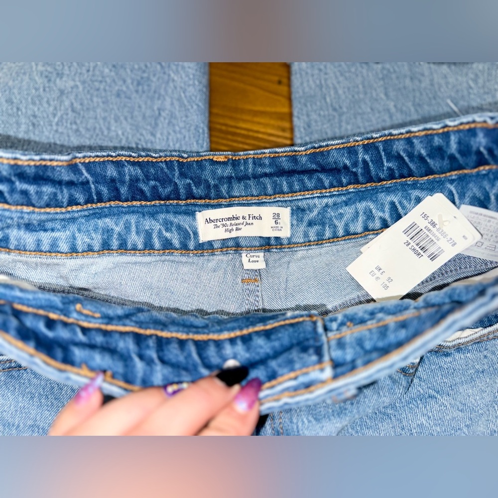 Abercrombie & Fitch Light Blue Denim Pants‎ - Picture 7 of 8